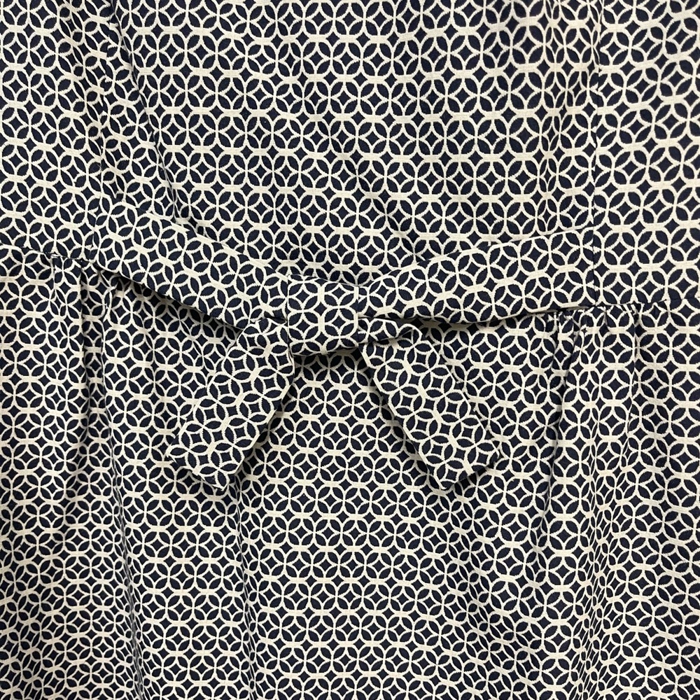 NWT Talbots Bow-Front Patterned Dress - Picture 5 of 15